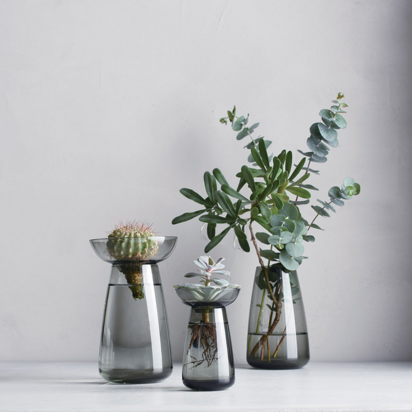 Aqua Culture Vase Small - Grey