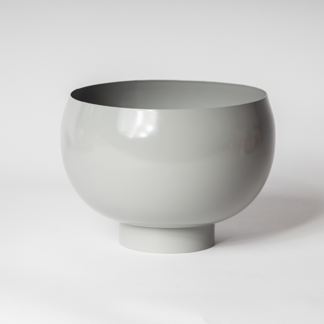 Theodore Matte Fog Grey Bowl - Large