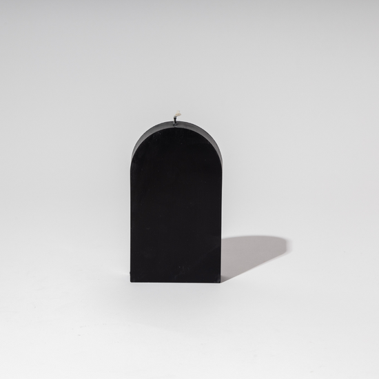 Arch Candle - Black 13x7.5cm