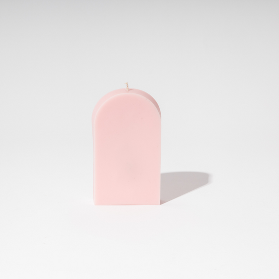 Arch Candle - Blush 13x7.5cm