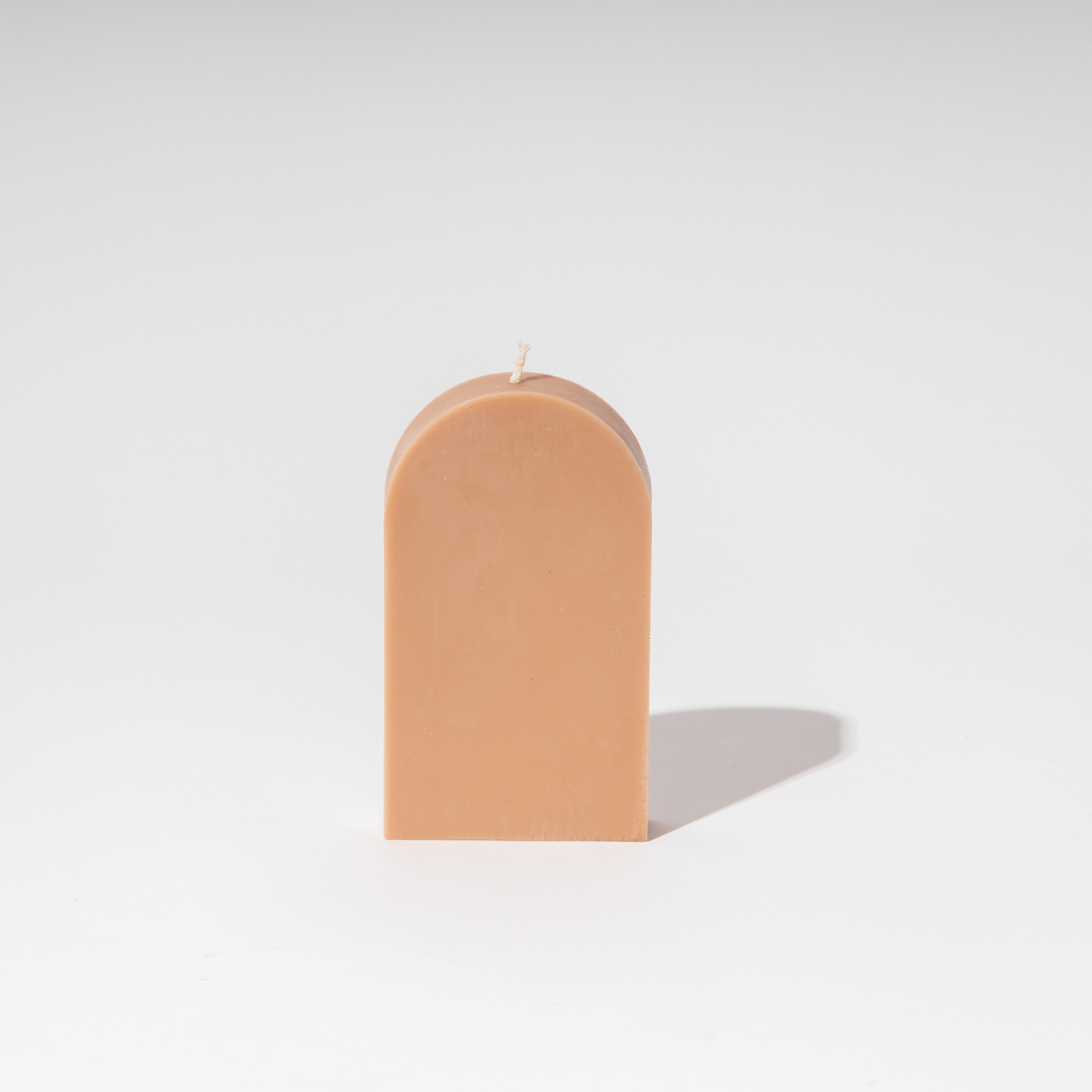 Load image into Gallery viewer, Arch Candle - Clay 13x7.5cm