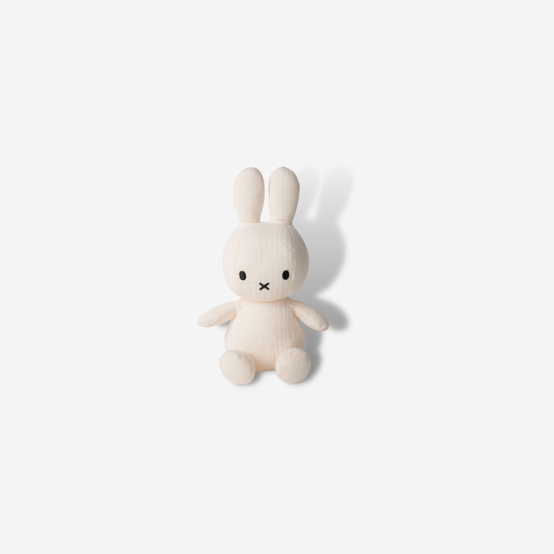 Load image into Gallery viewer, Miffy Sitting Muslin Cream 23cm